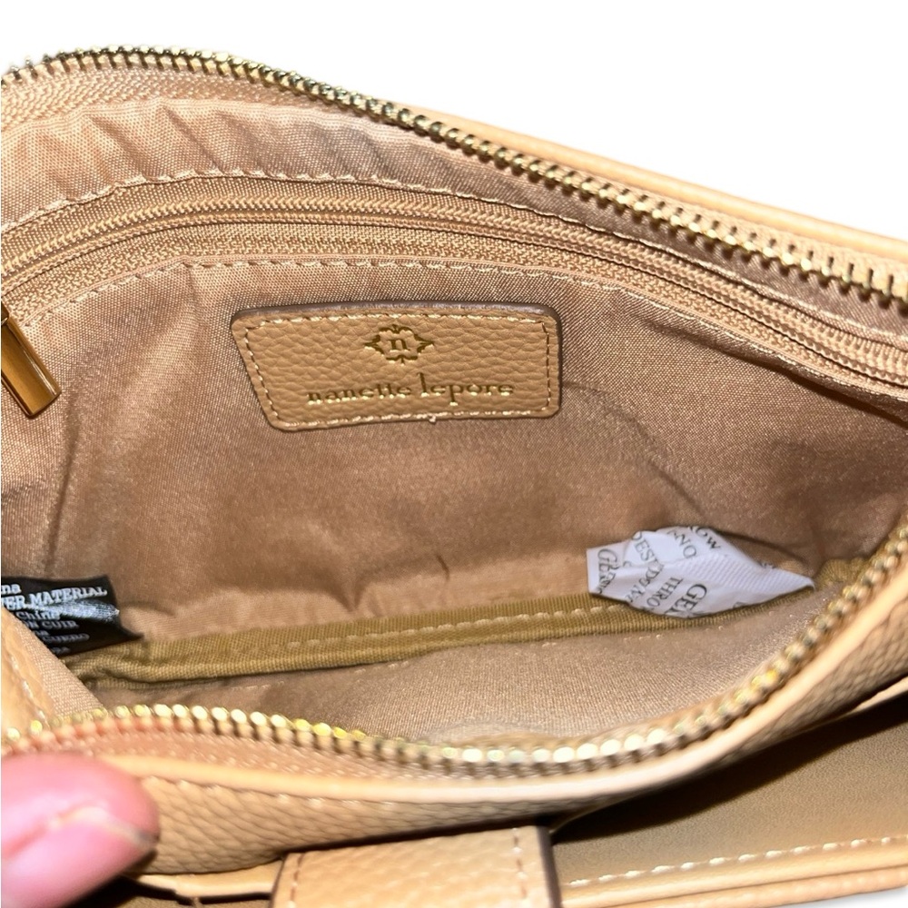 NWT NANETTE LEPORE LEATHER WRISTLET - Picture 9 of 11